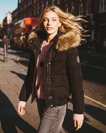 Chaqueta Bomber con Capucha Everest